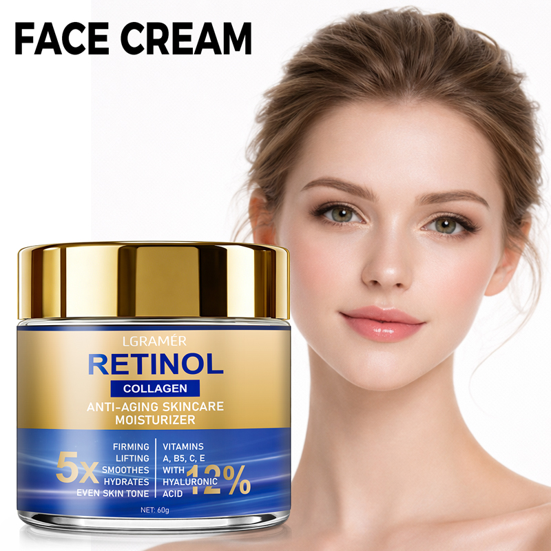 Retinol Cream - Retinol Gezichtscrème Hydraterende Rimpel Remover Collageen
