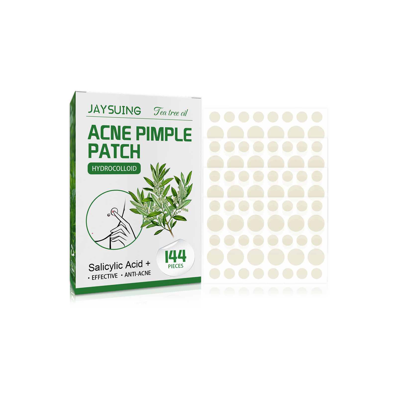 Face Oil - Hydrocolloïde acnepleisters - Absorbeer pus en