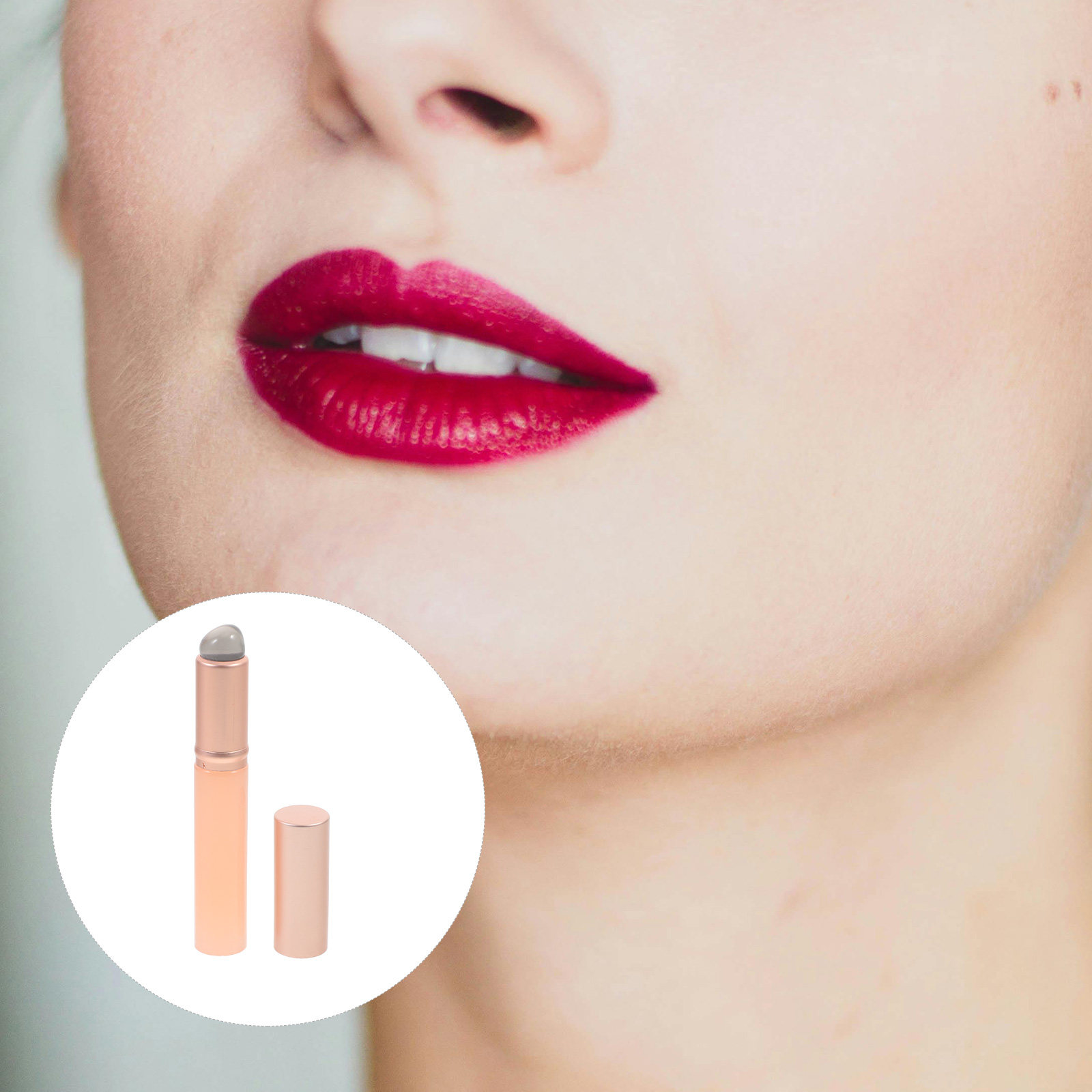 2-delige siliconen lip applica - Lip Balm recensie en prijs