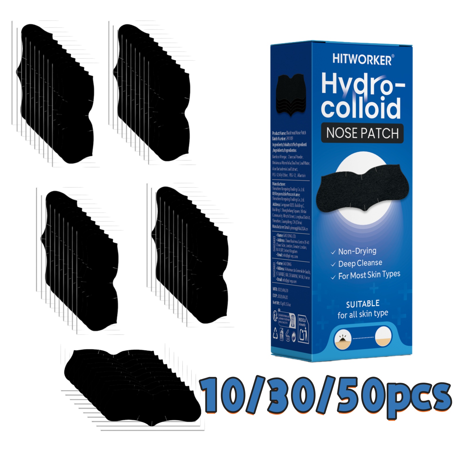 10/30/50-delige neusstrips voo - Face Oil recensie en prijs